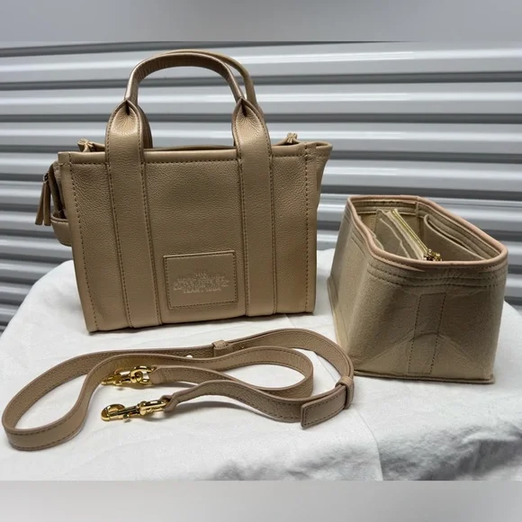 *FINAL PRICE DROP* Marc Jacobs The Tote Bag Mini Leather Twine Tan RARE